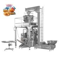 Vertical Snack Pasta Peanut Rice Potato Chips Food Packaging Machinery Automatic Pouch Packing Machine